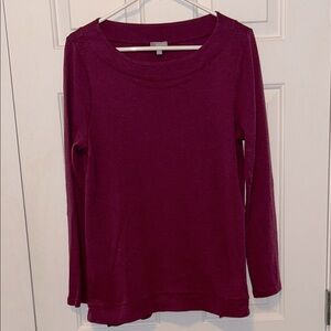 Talbot's jersey with zipper details